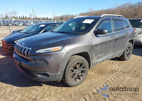 2014 Jeep Cherokee Latitude из США, поврежденный, VIN 1C4PJMCS9EW282756